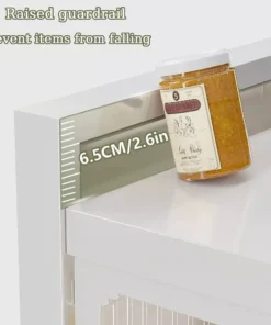 5-Tier Pantry Storage Cabinet with Clamshell Door