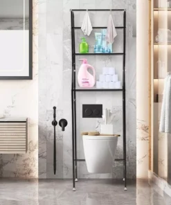 3-Tier Metal Over-The-Toilet Storage Shelf