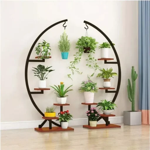 Half Moon Indoor Plant Stand - Image 3