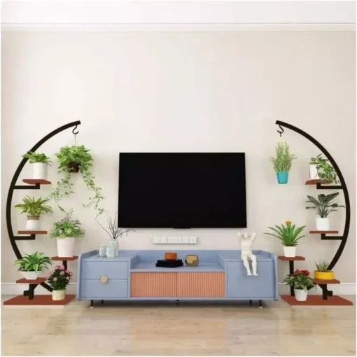 Half Moon Indoor Plant Stand - Image 4
