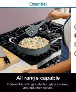 Sea Salt Grey NeverStick PossiblePan 4-Quart