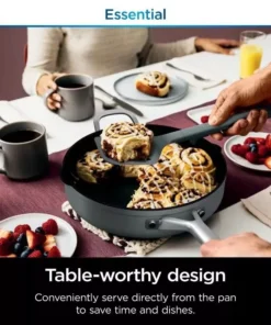 Sea Salt Grey NeverStick PossiblePan 4-Quart