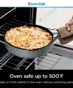 Sea Salt Grey NeverStick PossiblePan 4-Quart