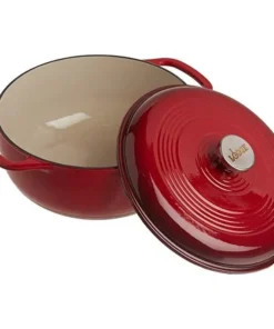 4.5 Quart Enameled Dutch Oven in Red