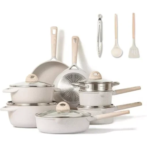 16-Piece Eco-Friendly Nonstick Cookware Set - Image 2