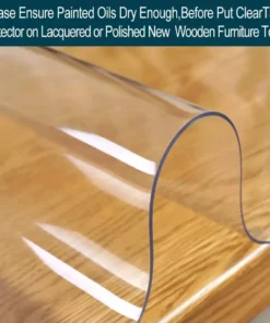 6.5x5ft Oversize Clear PVC Photography Floor Mat