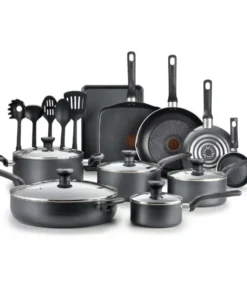 20-Piece Deluxe Nonstick Cookware Set