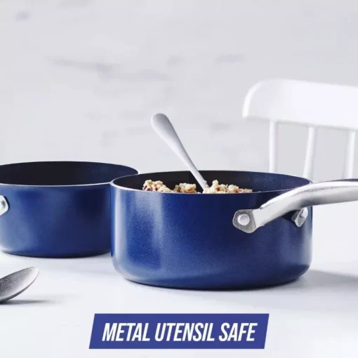 Blue Diamond 20pc Ceramic Nonstick Cookware and Bakeware Set - Image 5