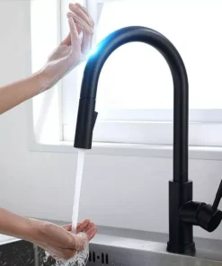 Gold Touch Sensor Kitchen Faucet