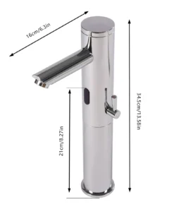 Chrome Touchless Sensor Bathroom Faucet