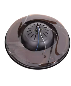 Luxurious 42″ LED Chandelier Ceiling Fan with Retractable Blades and Remote Control