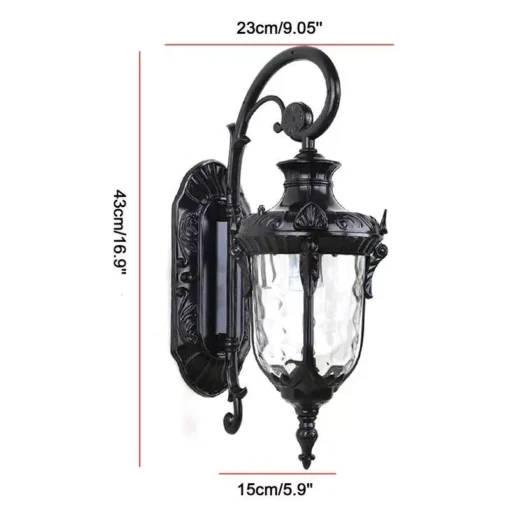 Elegant Outdoor Wall Mount Light - Image 8