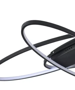 Contemporary Black & White LED Ceiling Light