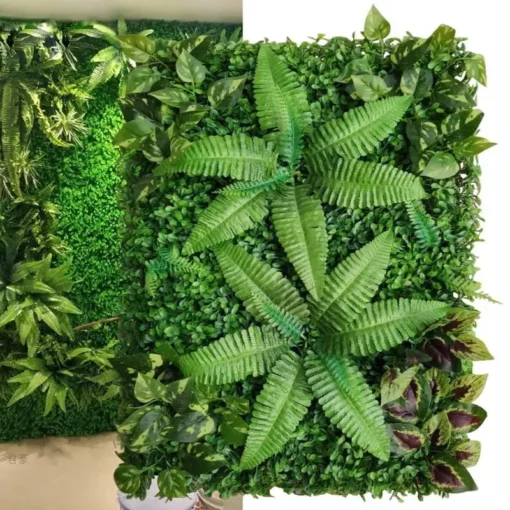 Versatile Artificial Grass Hedge Panels for Garden and Outdoor Decor - Image 3