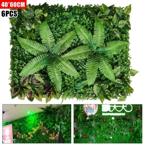 Versatile Artificial Grass Hedge Panels for Garden and Outdoor Decor - Image 6