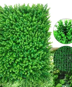 12pcs Artificial Mat Panel Wall Hedge Decor