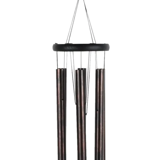 Elegant Bronze Pine Metal Wind Chime - Image 5