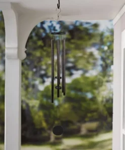 Elegant Bronze Pine Metal Wind Chime