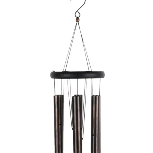 Elegant Bronze Pine Metal Wind Chime - Image 4