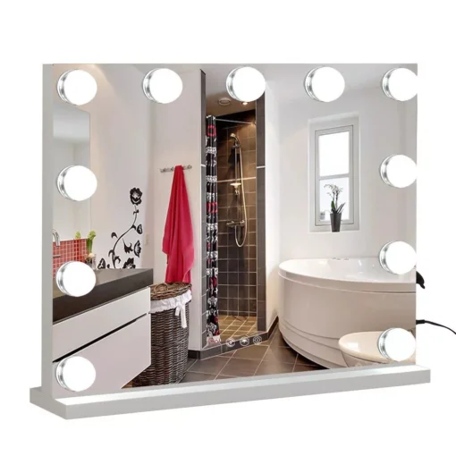 Hollywood LED Touch Screen Vanity Mirror with 13 Bulbs - Image 5