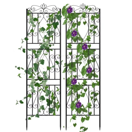 Elegant 2PCS Metal Garden Trellis - Image 4