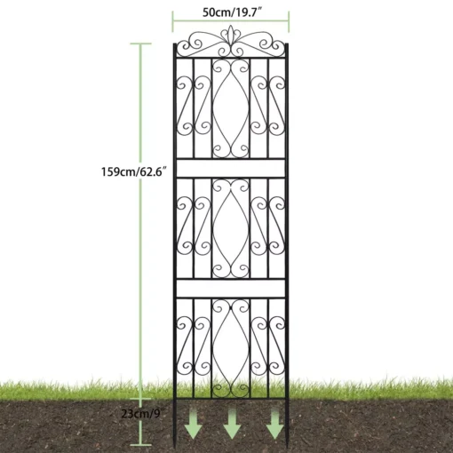Elegant 2PCS Metal Garden Trellis - Image 5