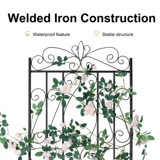 Elegant 2PCS Metal Garden Trellis - Image 7