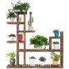 Eco-Friendly 7-Tier Solid Wood Plant Stand