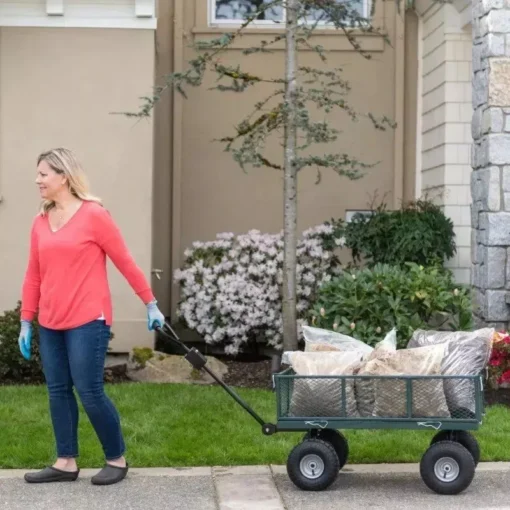 Heavy-Duty Towable Garden Utility Cart