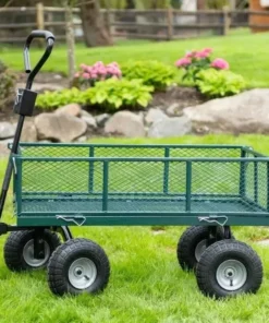 Heavy-Duty Towable Garden Utility Cart
