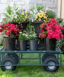 Heavy-Duty Towable Garden Utility Cart