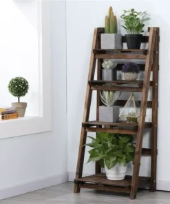 4-Tier Bamboo Plant Stand