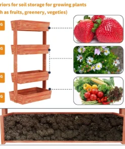 4-Tier Raised Garden Bed