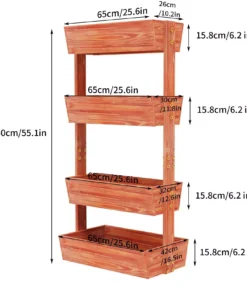 4-Tier Raised Garden Bed