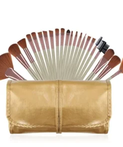 22-Piece Premium Makeup Brush Set with Cosmetic Bag