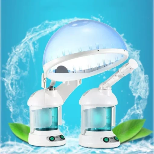 2-in-1 Multifunctional Facial & Hair Steamer with Ozone & Essential Oil Aromatherapy - Image 4