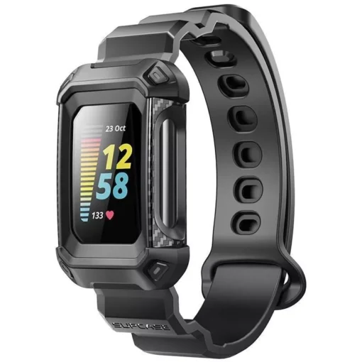 Rugged Protective Case & Band for Fitbit Charge 5/6