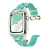 Stylish Sporty Apple Watch Band with Protective Bumper for Series 3/2/1 (38mm)