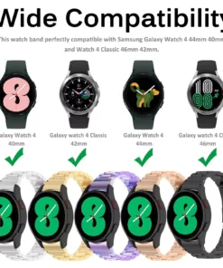 Premium Titanium Metal Strap for Samsung Galaxy Watch 4 & 5 Series