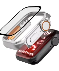 Apple Watch Ultra-Look Case Cover with Tempered Glass