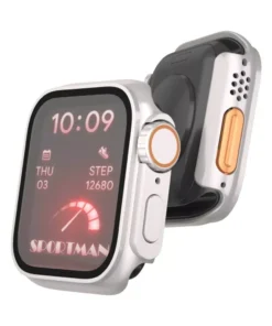 Apple Watch Ultra-Look Case Cover with Tempered Glass