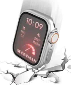 Apple Watch Ultra-Look Case Cover with Tempered Glass