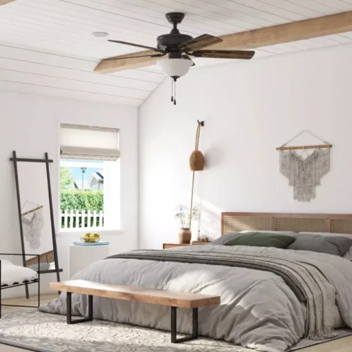 44″ LED Ceiling Fan with 5 Blades and Light Kit - Image 2