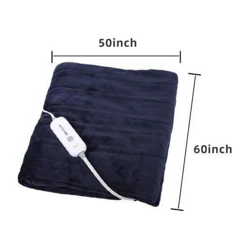 Luxury King Size Flannel & Sherpa Heated Blanket - Image 6