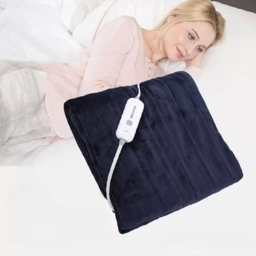 Luxury King Size Flannel & Sherpa Heated Blanket - Image 2