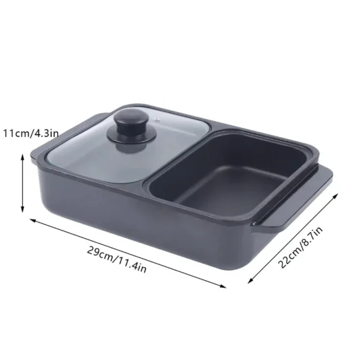 1200W Multifunctional Electric BBQ Grill & Hot Pot - Image 9