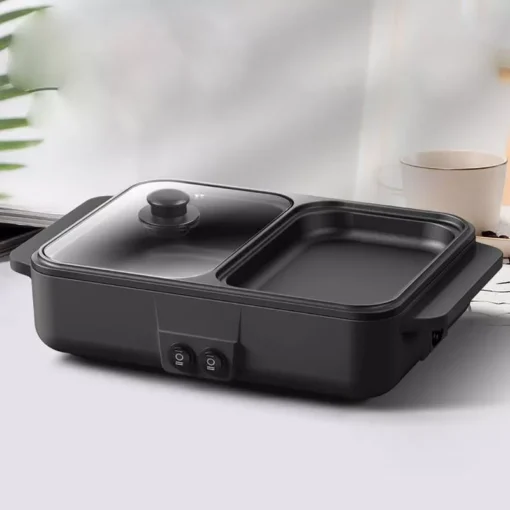 1200W Multifunctional Electric BBQ Grill & Hot Pot