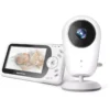 Wireless 4.3″ Video Baby Monitor with Night Vision, Intercom, and Temperature Sensor