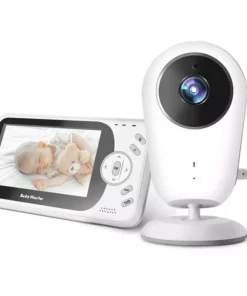Wireless 4.3″ Video Baby Monitor with Night Vision, Intercom, and Temperature Sensor