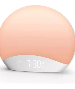 Wake Up Light & Sound Machine Alarm Clock with Night Light